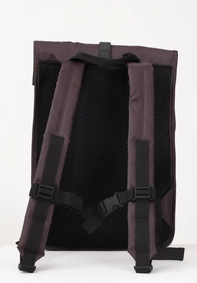 Zaino Rolltop bordeaux per uomo e donna miniatura 3