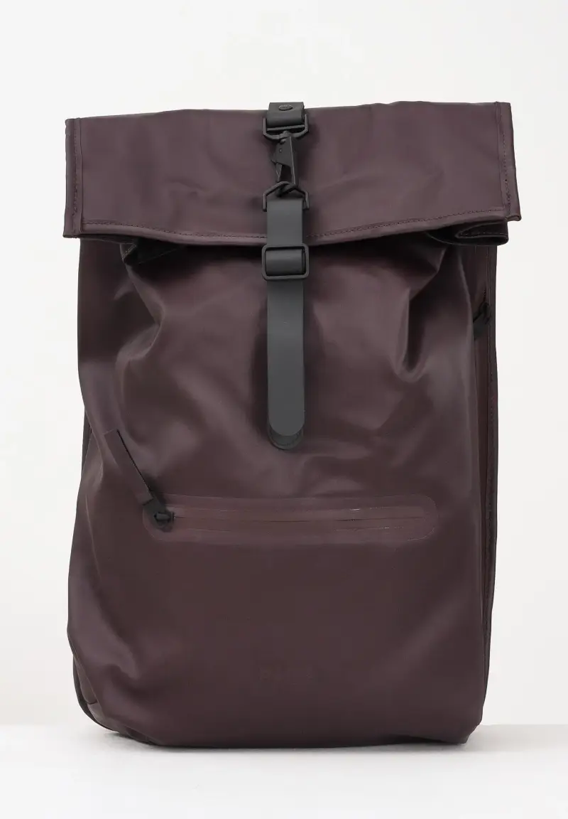 Zaino Rolltop bordeaux per uomo e donna