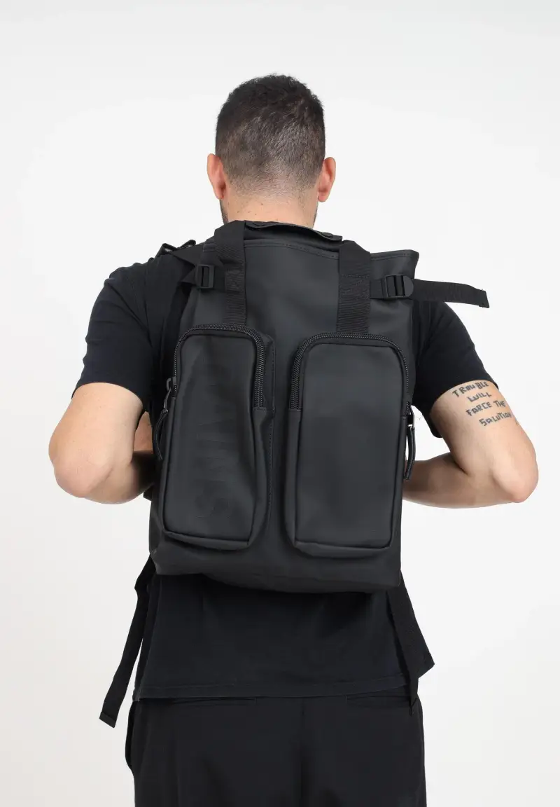 Zaino Texel Tote nero per uomo e donna miniatura 2