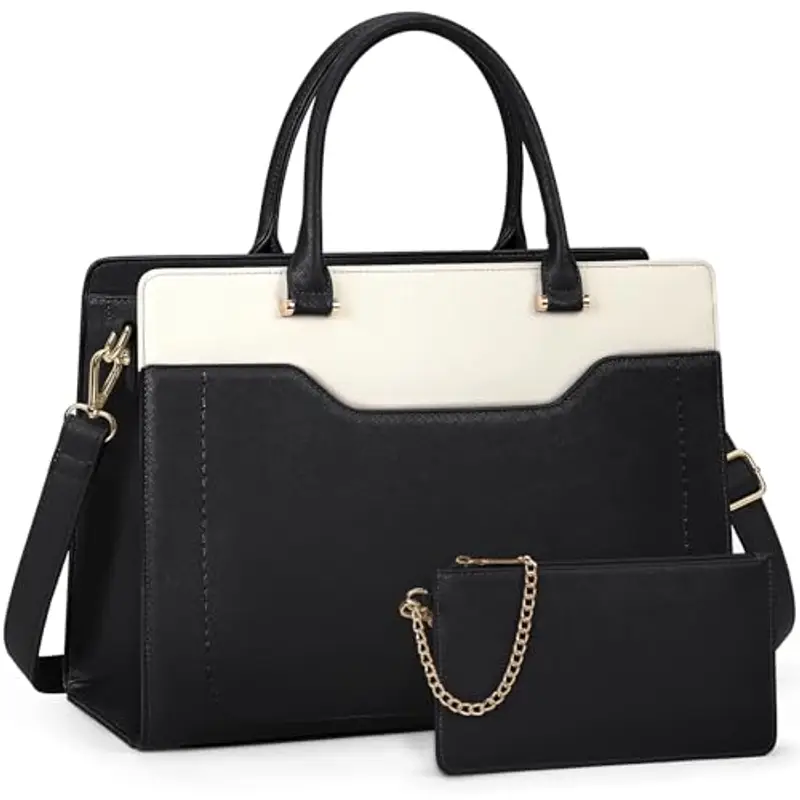 RAINSMORE Borsa Donna Grande Borsa Lavoro Donna Impermeabile Borsa Porta PC Donna 15.6 Pollici