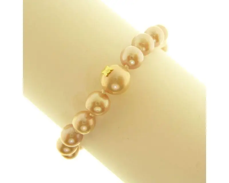 Bracciale Nudi 1F Perle Di Fiume Viola/Rosa Mm7-8 - Rajola