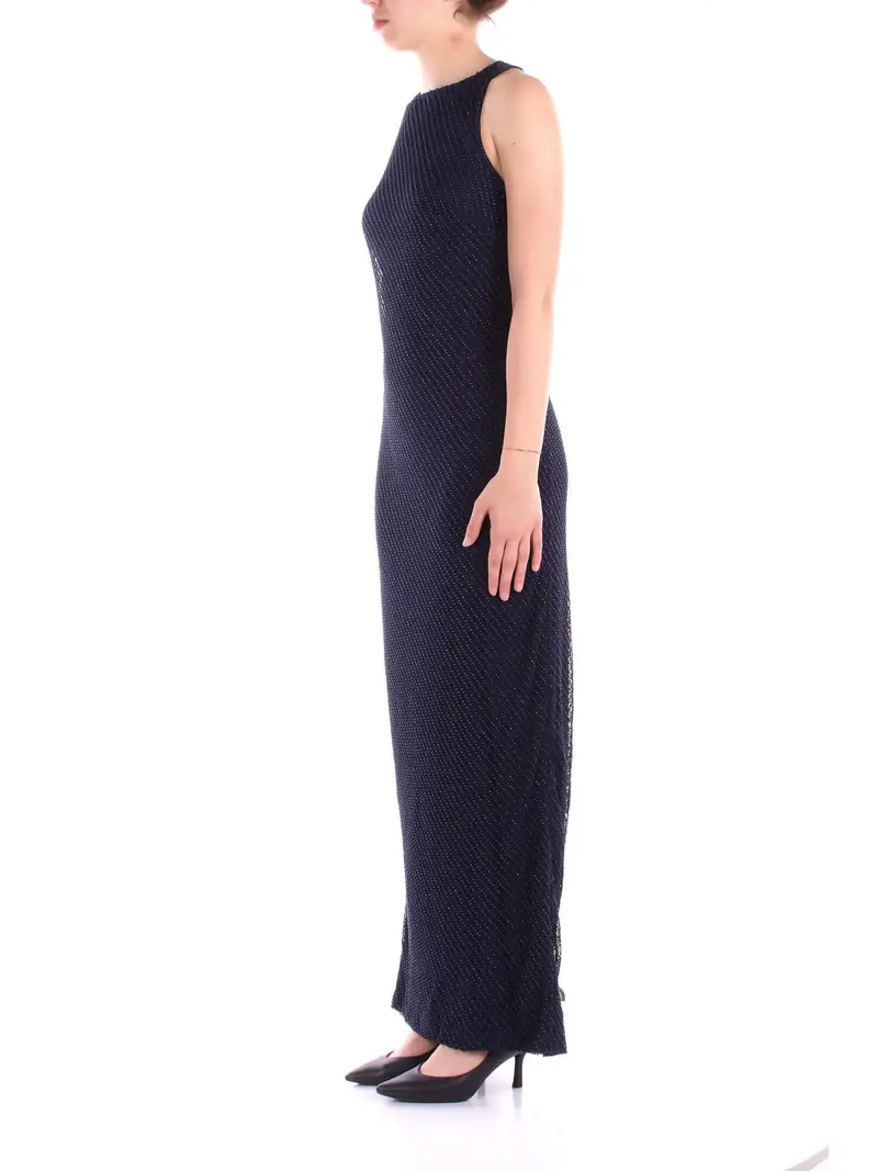 Abito Donna RALPH LAUREN Navy Zakaria sleeveless gown miniatura 2