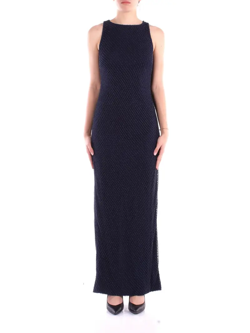 Abito Donna RALPH LAUREN Navy Zakaria sleeveless gown