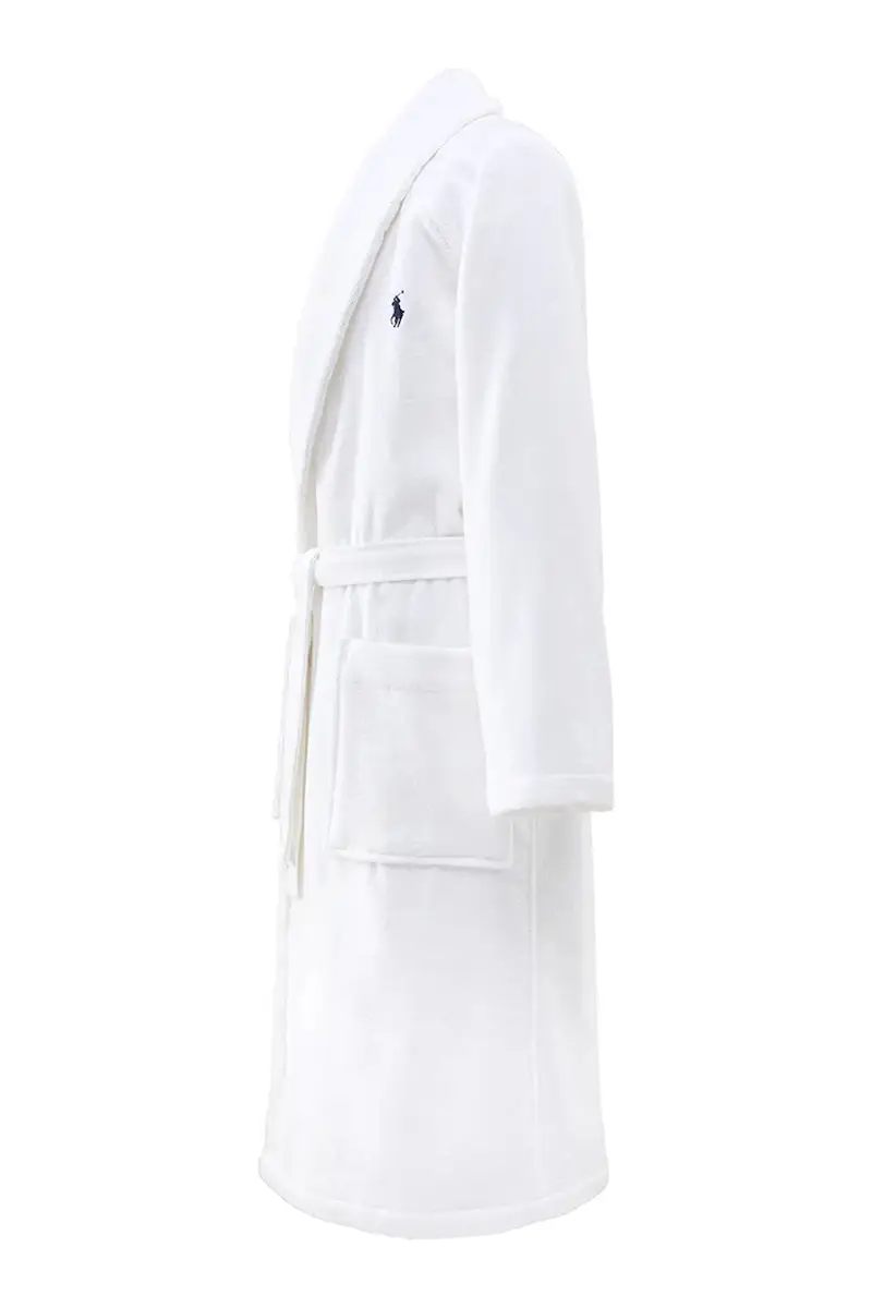 accappatoio in cotone POLOPLAY White Bianco miniatura 2