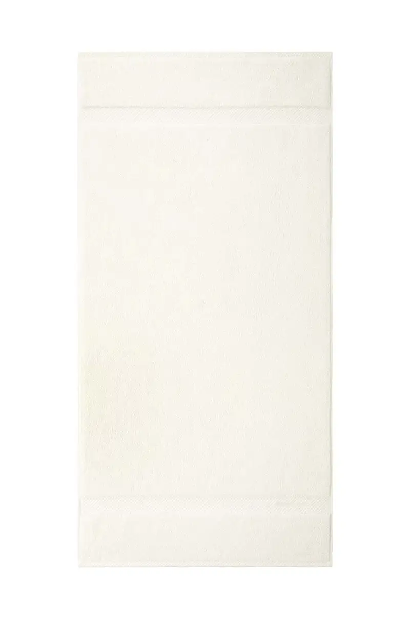 asciugamano medio in cotone Avenue Alabaster 75 x 137 cm Bianco