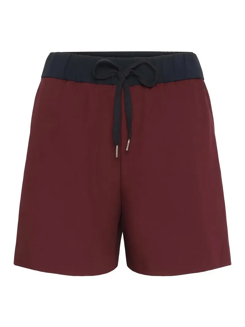 Pantaloncini in elastan Rosso
