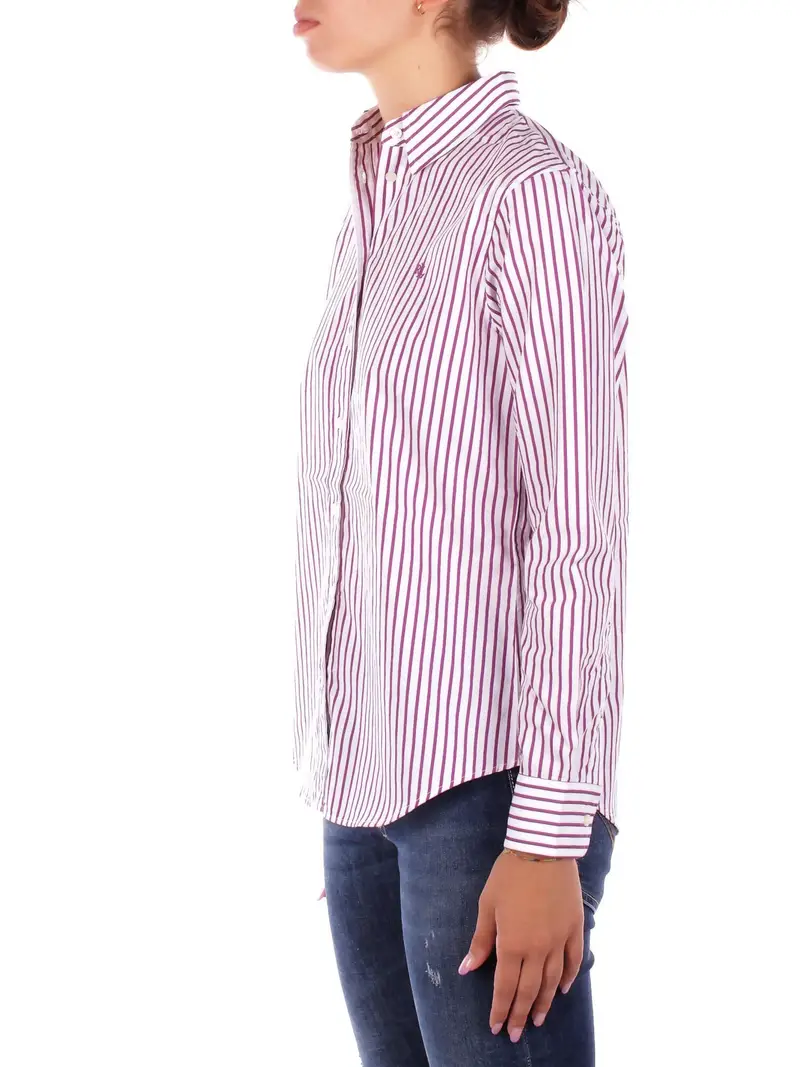 Camicia Donna RALPH LAUREN Purple Jamelko-long sleeve-button fro miniatura 2