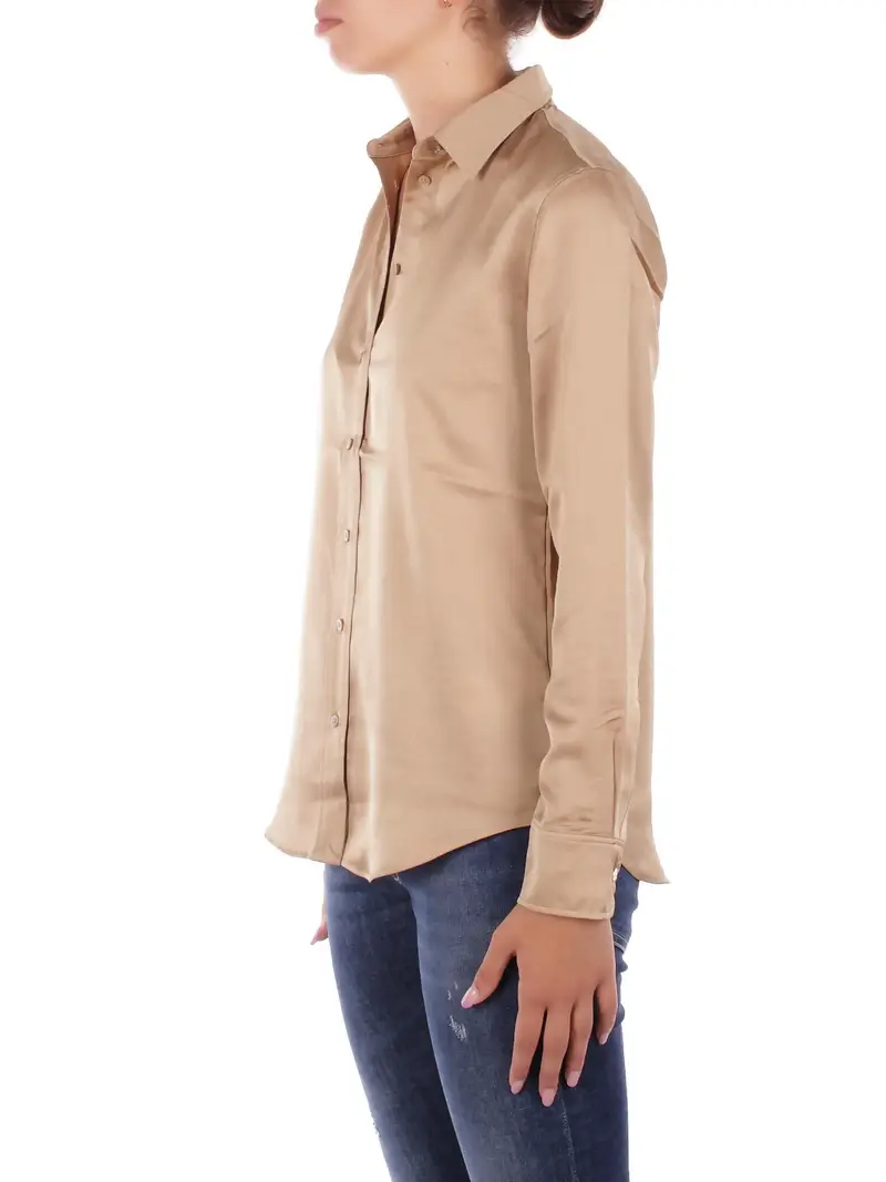 Camicia Donna RALPH LAUREN Tan Jamelko-long sleeve-button fro miniatura 2