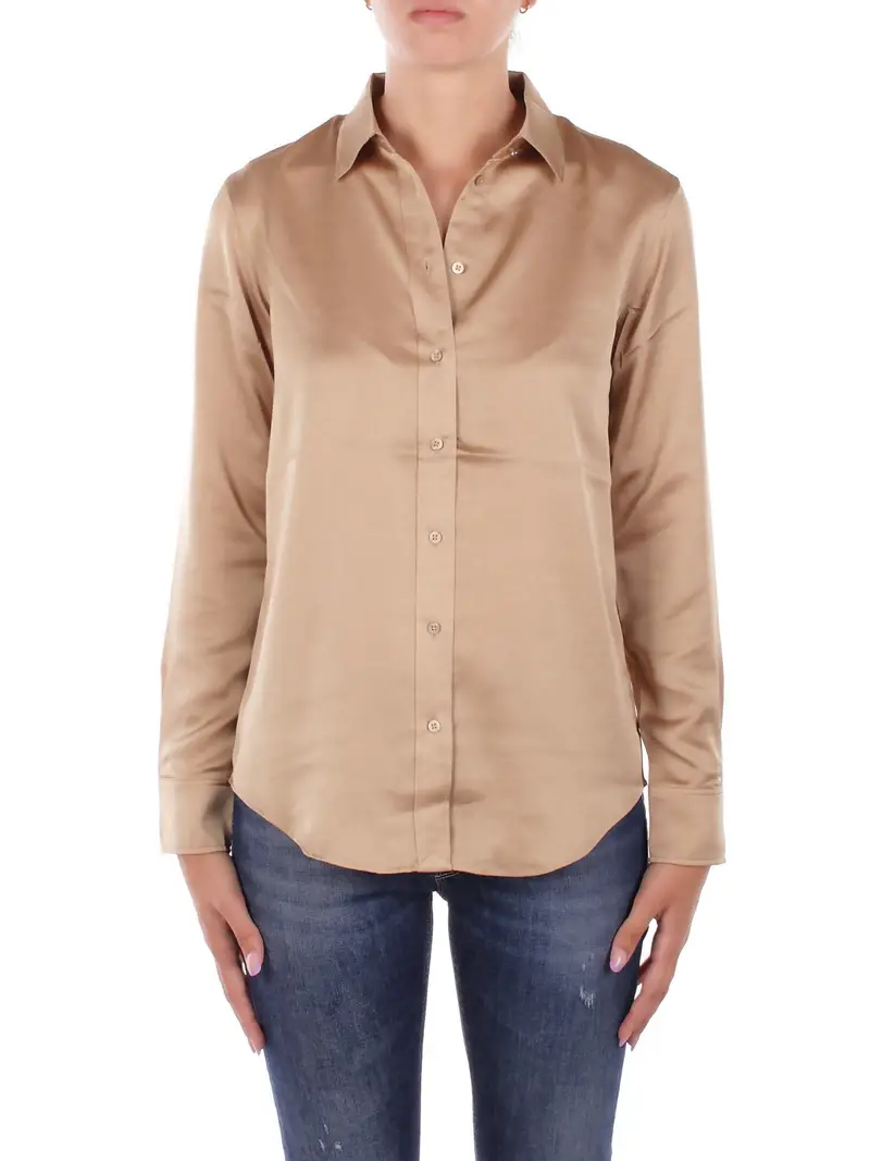 Camicia Donna RALPH LAUREN Tan Jamelko-long sleeve-button fro