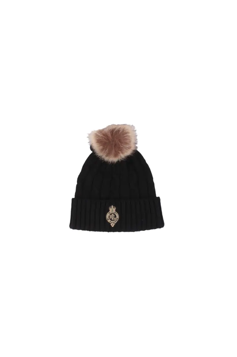Cappello Donna RALPH LAUREN Black Cbl crst ptc hat
