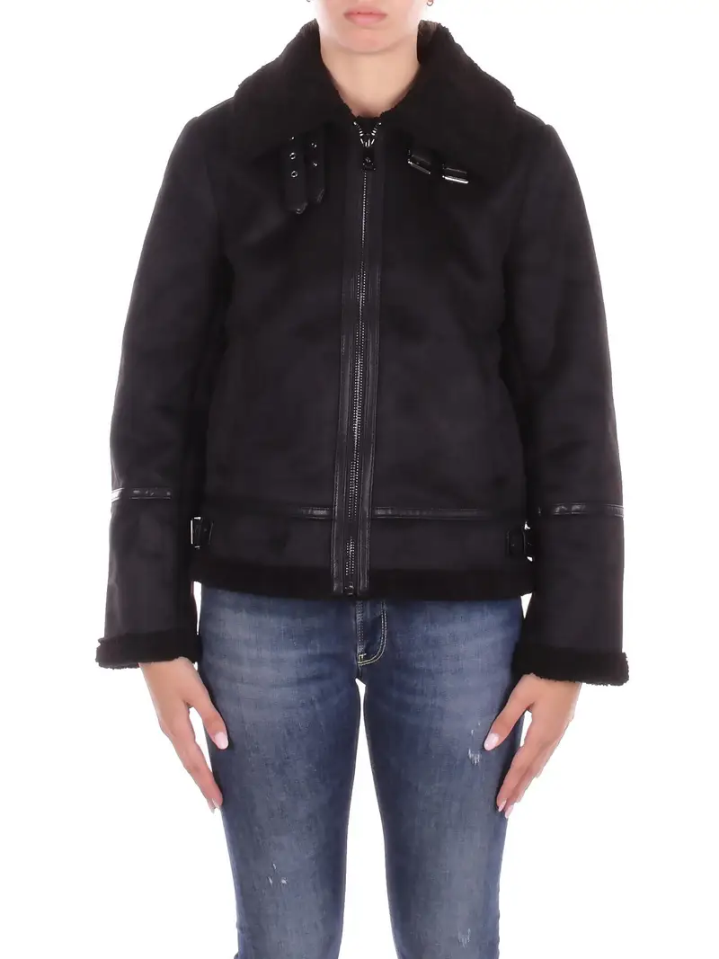 Cappotto Donna RALPH LAUREN Black Fx sh sb 24 unlined coat