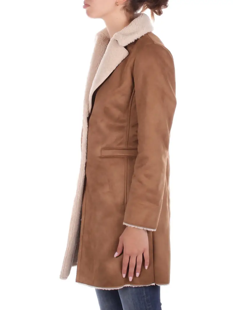 Cappotto Donna RALPH LAUREN Camel Fx sh sb 35 unlined coat miniatura 2