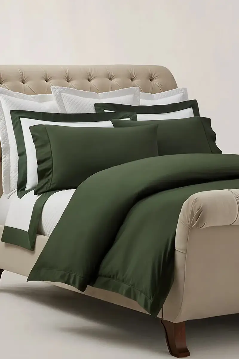 copripiumino in cotone RL624 Dark Green 140 x 200 cm Verde miniatura 5