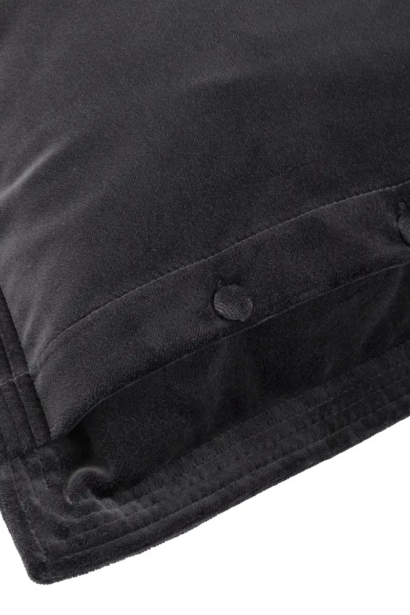 cuscino C VELVET Charcoal 50 x 50 cm Nero miniatura 3