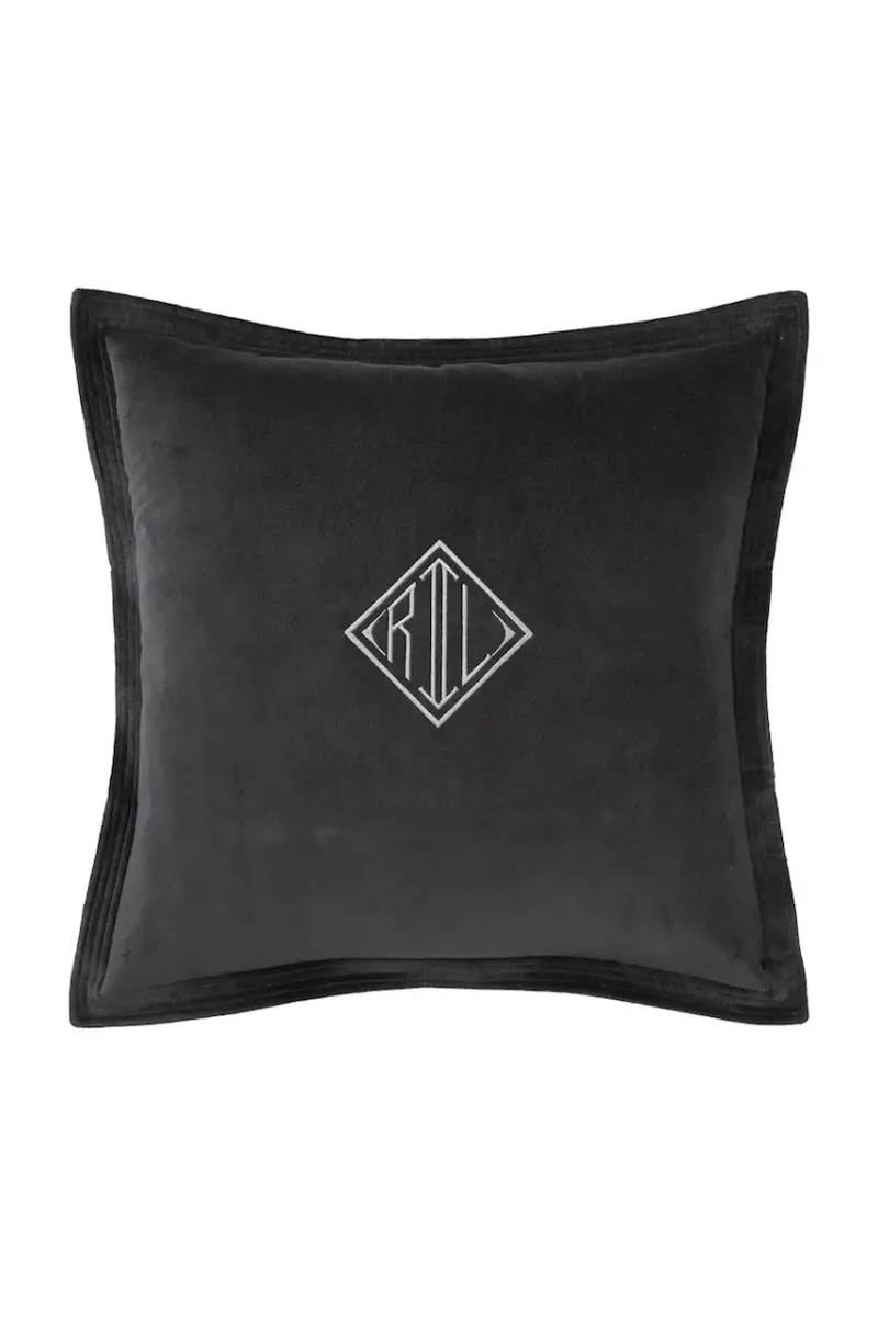 cuscino C VELVET Charcoal 50 x 50 cm Nero