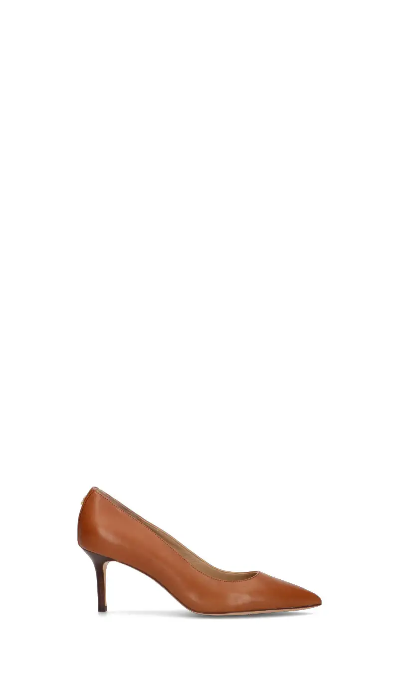 Décolleté donna marrone in pelle Vario