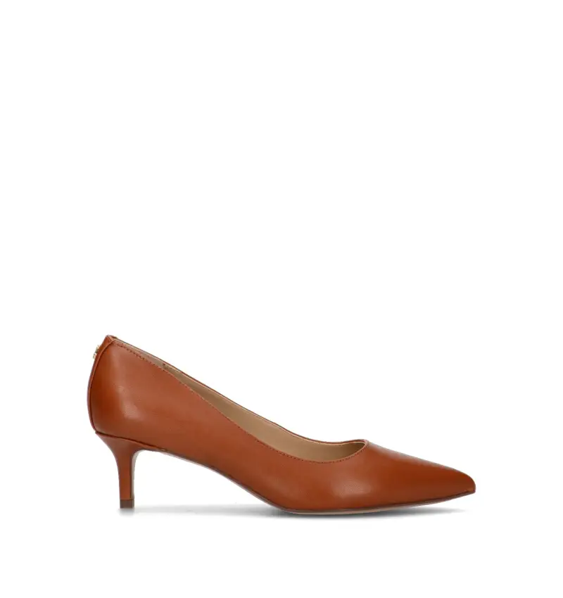 Décolleté donna marrone in pelle Vario