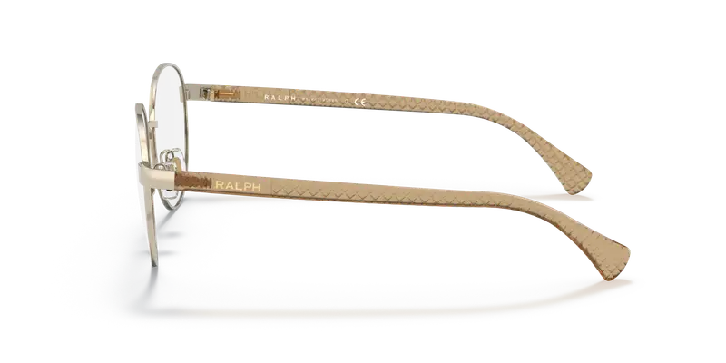 Ralph Lauren Donna RA6050 9116 Montature da vista Metallo Oro Trasparente Rotonda Normale miniatura 3