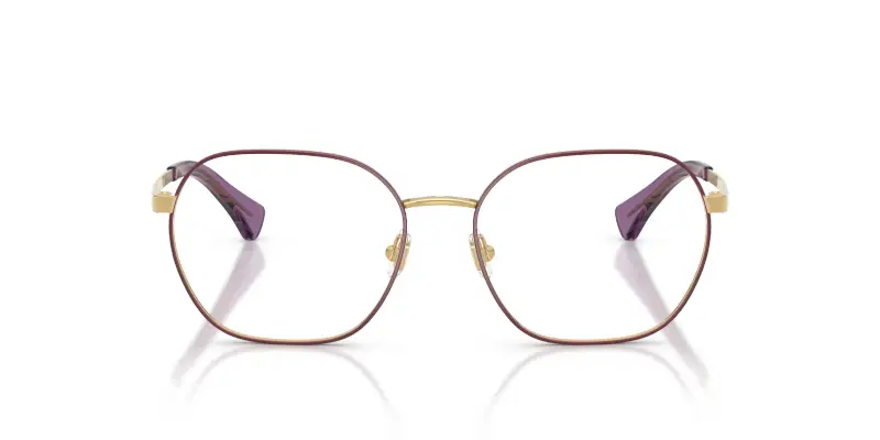 Donna RA6051 9367 Montature da vista Metallo Viola Trasparente Geometrica Normale miniatura 3