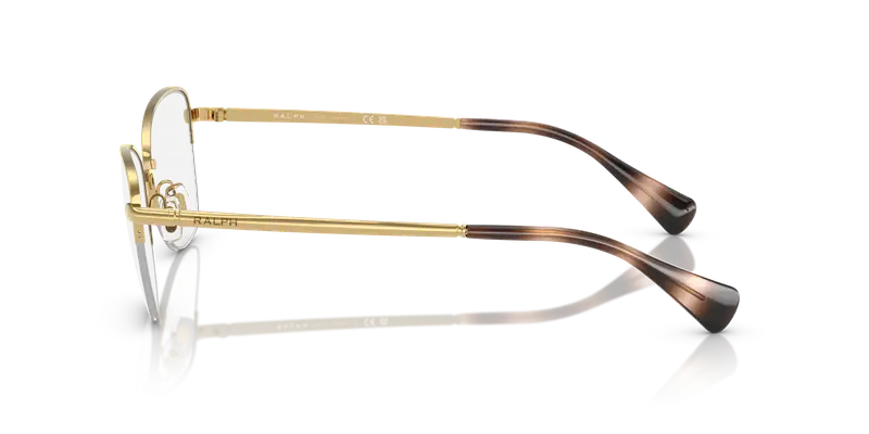 Ralph Lauren Donna RA6061 9004 Montature da vista Metallo Oro Trasparente Geometrica Normale miniatura 3