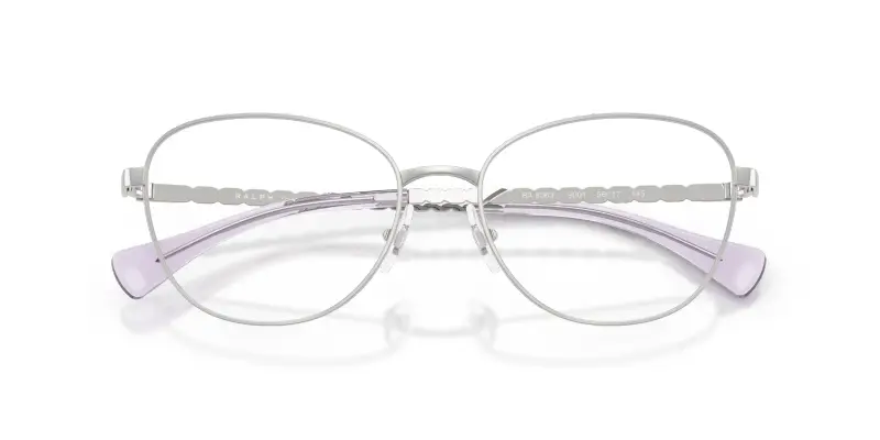 Donna RA6063 9001 Montature da vista Metallo Argento Trasparente Rotonda Normale miniatura 2