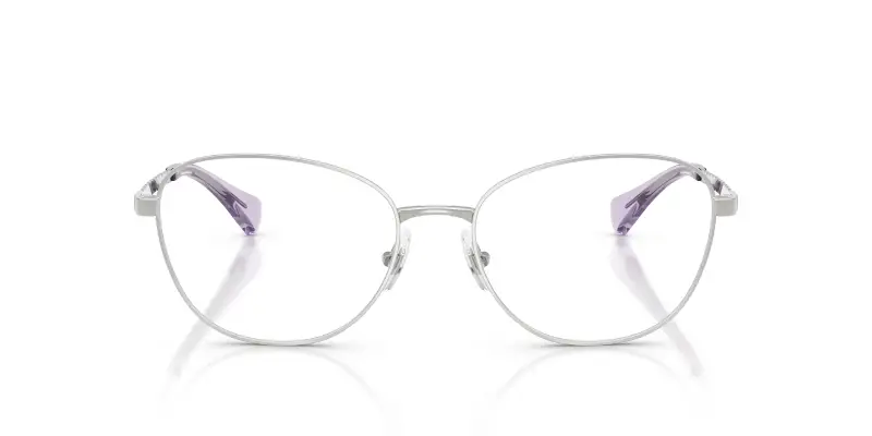 Donna RA6063 9001 Montature da vista Metallo Argento Trasparente Rotonda Normale miniatura 3