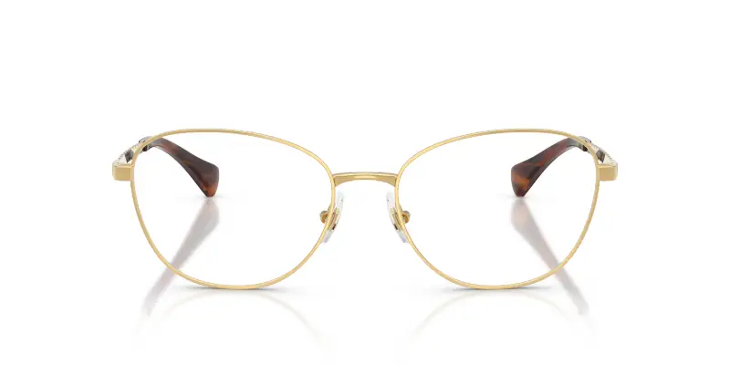 Donna RA6063 9004 Montature da vista Metallo Oro Trasparente Rotonda Normale miniatura 3