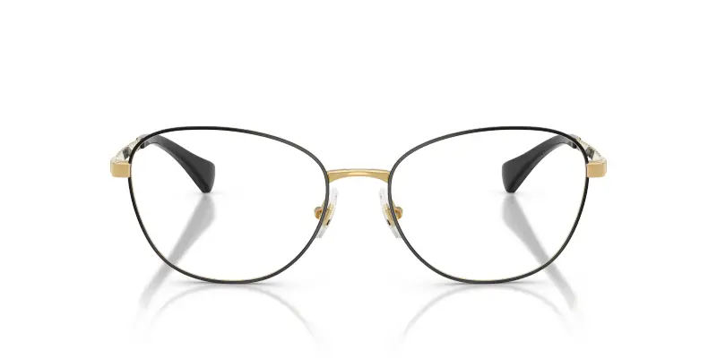 Donna RA6063 9443 Montature da vista Metallo Nero Trasparente Rotonda Normale miniatura 3