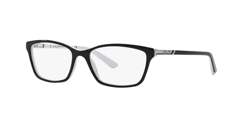 Ralph Lauren Donna RA7044 1139 Montature da vista Acetato Nero Trasparente Cat Eye Normale