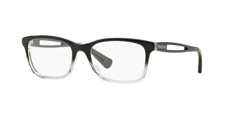 Ralph Lauren Donna RA7069  1448 Montature da vista Acetato Nero Trasparente Squadrata Normale