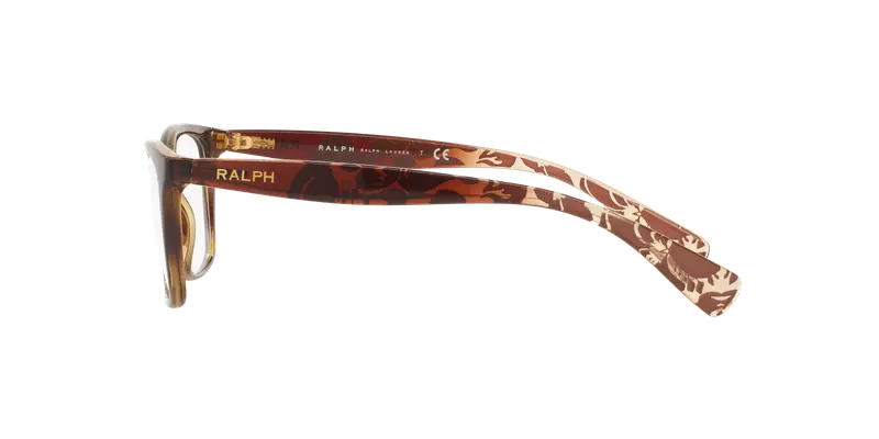 Ralph Lauren Donna RA7071 502 Montature da vista Iniettato Marrone Trasparente Cat Eye Normale miniatura 2