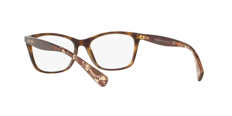 Ralph Lauren Donna RA7071 502 Montature da vista Iniettato Marrone Trasparente Cat Eye Normale miniatura 3