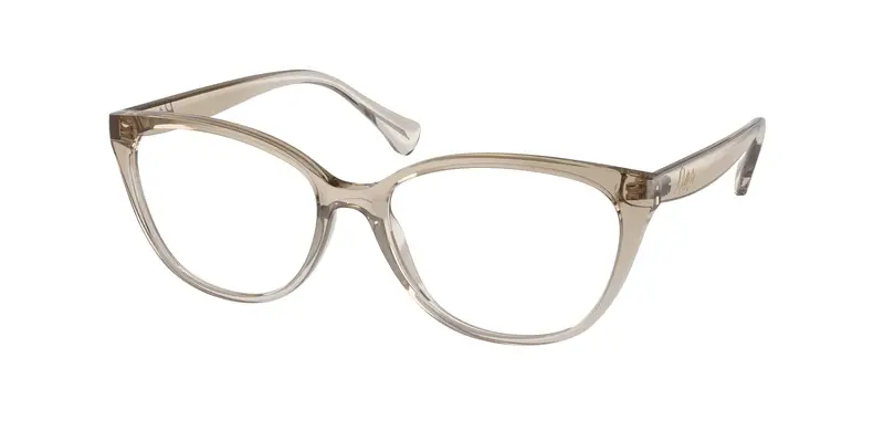 Ralph Lauren Donna RA7135 6126 Montature da vista Iniettato Marrone Trasparente Cat Eye Normale