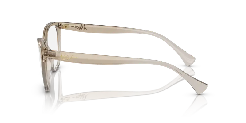 Ralph Lauren Donna RA7135 6126 Montature da vista Iniettato Marrone Trasparente Cat Eye Normale miniatura 3