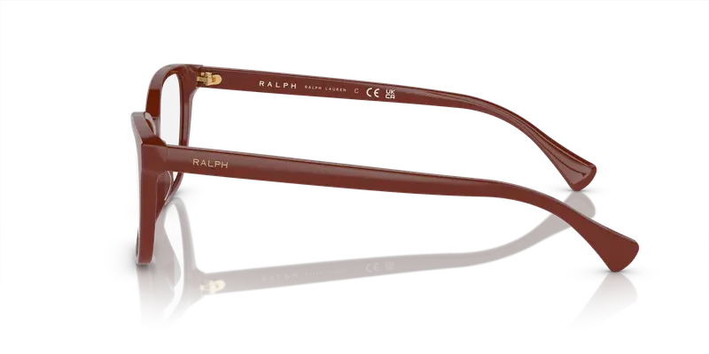 Ralph Lauren Donna RA7137U 6134 Montature da vista Acetato Rosa Trasparente Pillow Normale miniatura 3