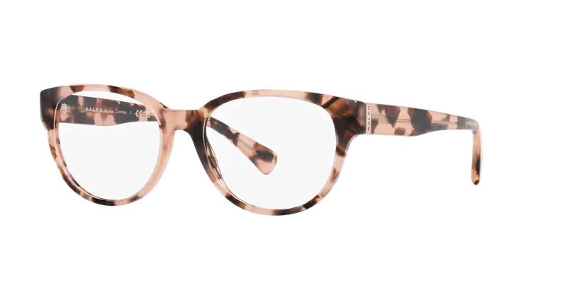 Ralph Lauren Donna RA7151 6058 Montature da vista Acetato Rosa Trasparente Rotonda Normale miniatura 2
