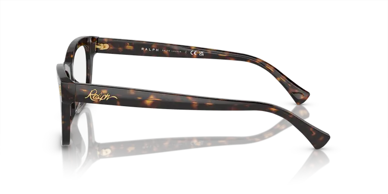 Ralph Lauren Donna RA7154U 5003 Montature da vista Acetato Tartaruga Trasparente Squadrata Normale miniatura 3