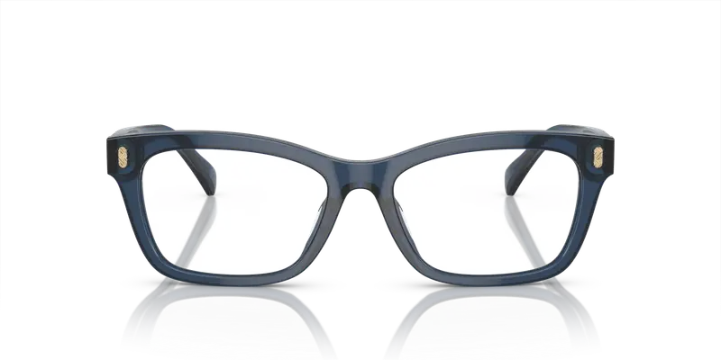 Ralph Lauren Donna RA7154U 6144 Montature da vista Acetato Blu Trasparente Squadrata Normale miniatura 2