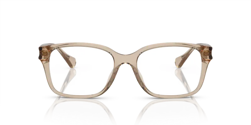 Ralph Lauren Donna RA7155U 5802 Montature da vista Iniettato Beige Trasparente Squadrata Normale miniatura 2