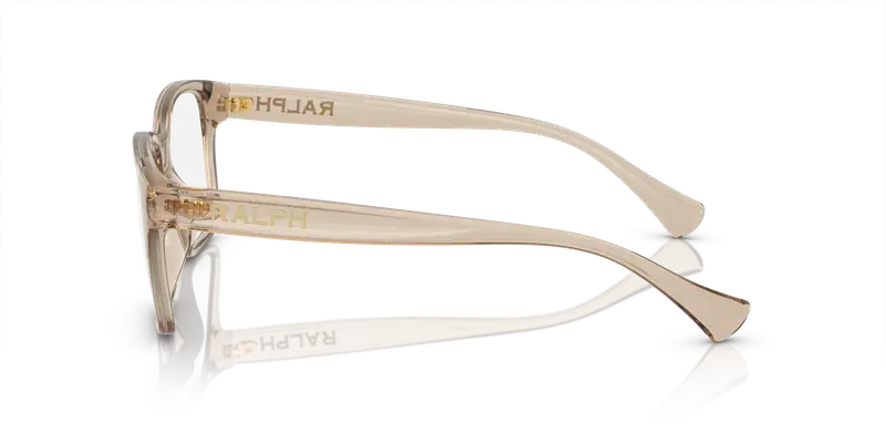 Ralph Lauren Donna RA7155U 5802 Montature da vista Iniettato Beige Trasparente Squadrata Normale miniatura 3