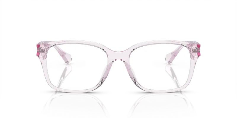 Ralph Lauren Donna RA7155U 6121 Montature da vista Iniettato Rosa Trasparente Squadrata Normale miniatura 2