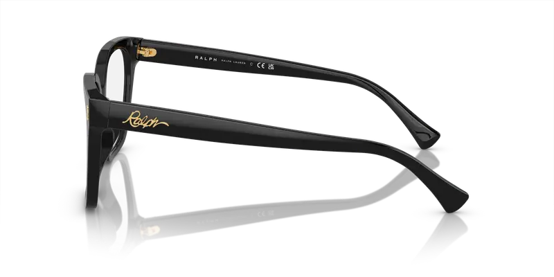 Ralph Lauren Donna RA7158U 5001 Montature da vista Acetato Nero Trasparente Squadrata Normale miniatura 3