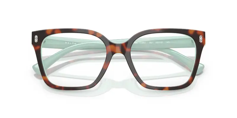 Donna RA7158U 601 Montature da vista Acetato Tartaruga Trasparente Squadrata Normale miniatura 2