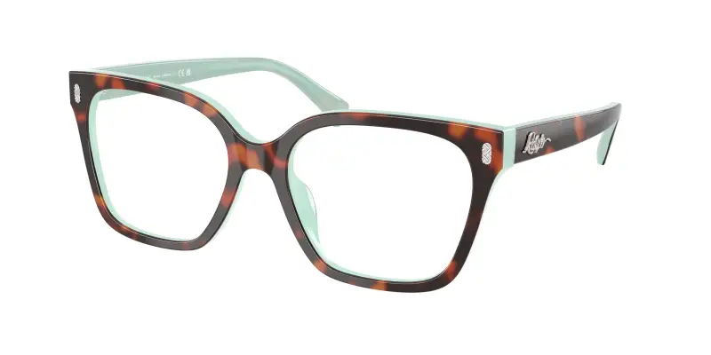 Donna RA7158U 601 Montature da vista Acetato Tartaruga Trasparente Squadrata Normale