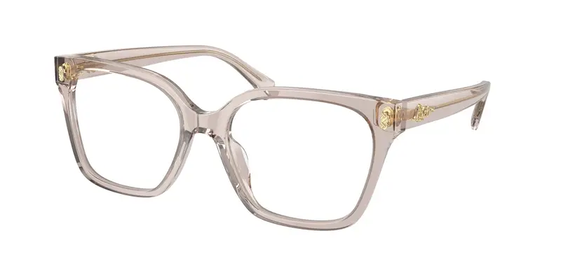 Ralph Lauren Donna RA7158U 6117 Montature da vista Acetato Beige Trasparente Squadrata Normale