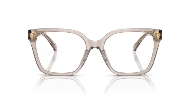 Ralph Lauren Donna RA7158U 6117 Montature da vista Acetato Beige Trasparente Squadrata Normale miniatura 2