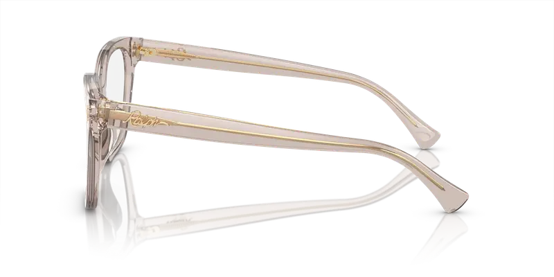 Ralph Lauren Donna RA7158U 6117 Montature da vista Acetato Beige Trasparente Squadrata Normale miniatura 3