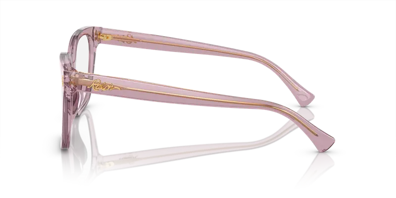 Ralph Lauren Donna RA7158U 6118 Montature da vista Acetato Viola Trasparente Squadrata Normale miniatura 3