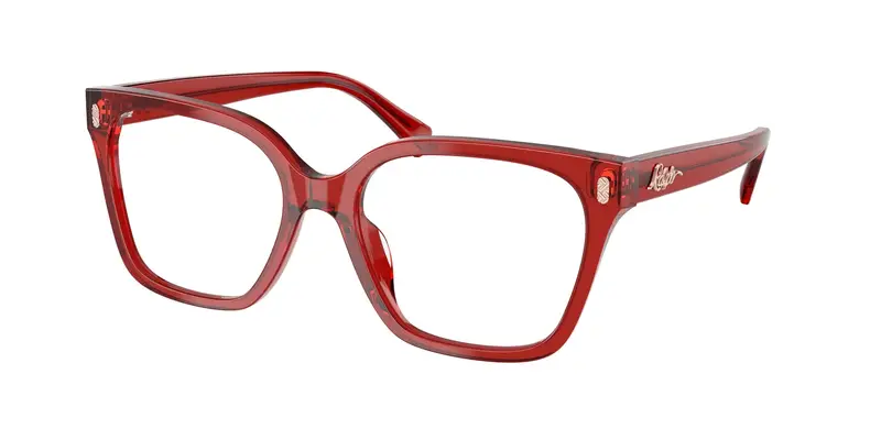 Ralph Lauren Donna RA7158U 6210 Montature da vista Acetato Viola Trasparente Squadrata Normale