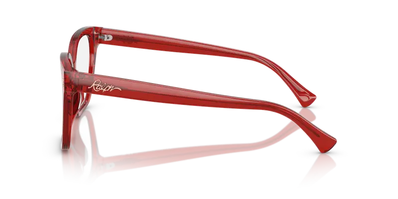 Ralph Lauren Donna RA7158U 6210 Montature da vista Acetato Viola Trasparente Squadrata Normale miniatura 3